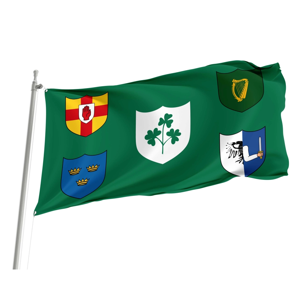 Ireland Rugby Team Flag for Indoor & Outdoor Use