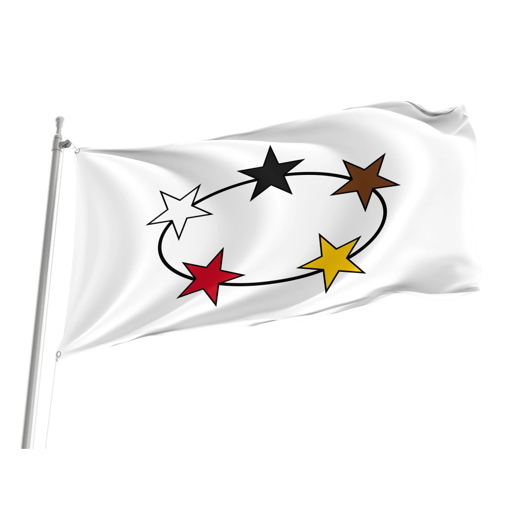 Suriname White 1959-1975 Flag for Indoor & Outdoor Use Suriname White 1959-1975 Flag for Indoor & Outdoor Use