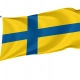 Ostergotland Flag for Indoor & Outdoor Use - Imagine 1