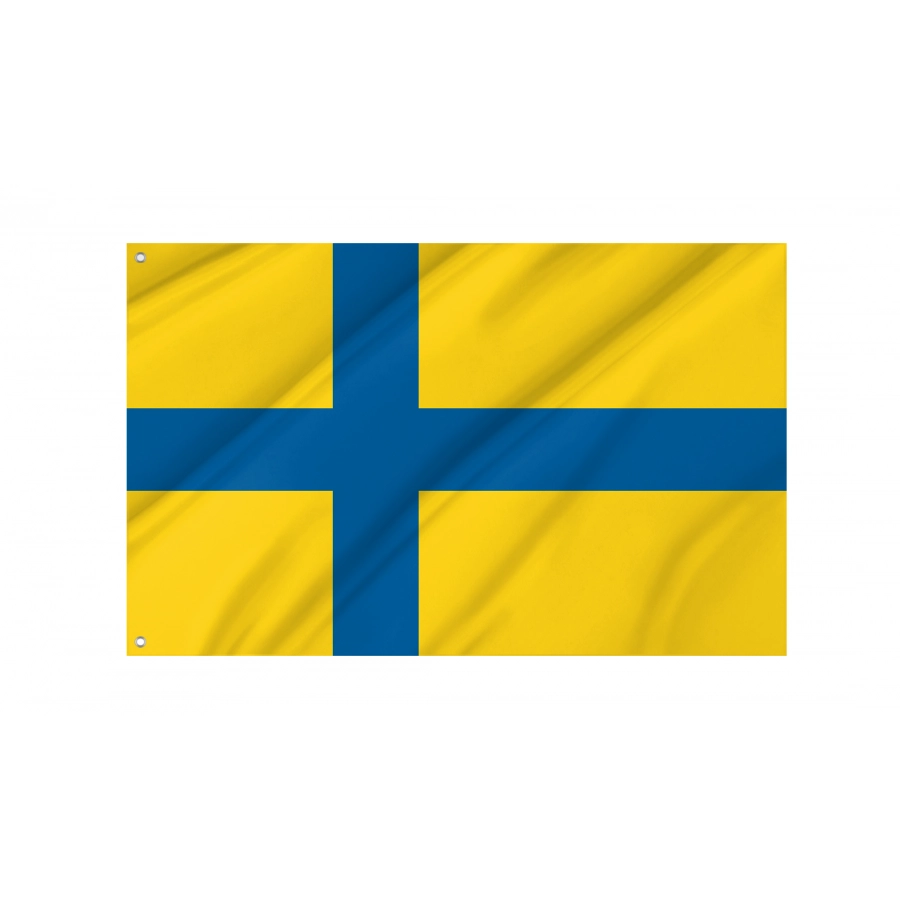 Flag of Ostergotland, Patriotic Flags, Unique Design Print, Flags for Indoor & Outdoor Use