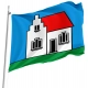 Hausen bei Brugg Flag for Indoor & Outdoor Use - Imagine 1