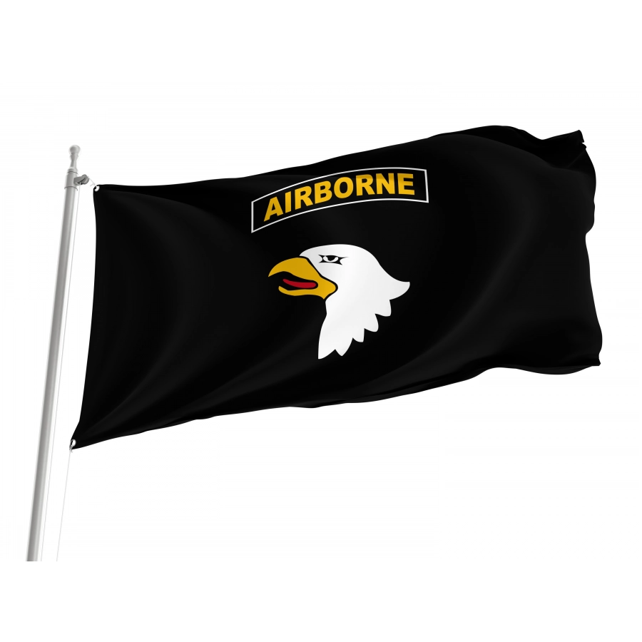 101St Airborne Division Black Flag, Patriotic Flags, Unique Design Print, Flags For Indoor & Outdoor Use - High Quality United States for Indoor and Outdoor Use