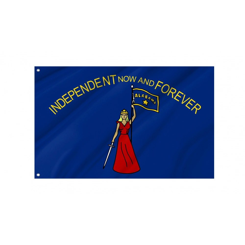 Alabama 1861 Obverse Flag for Indoor & Outdoor Use Alabama 1861 Obverse Flag for Indoor & Outdoor Use