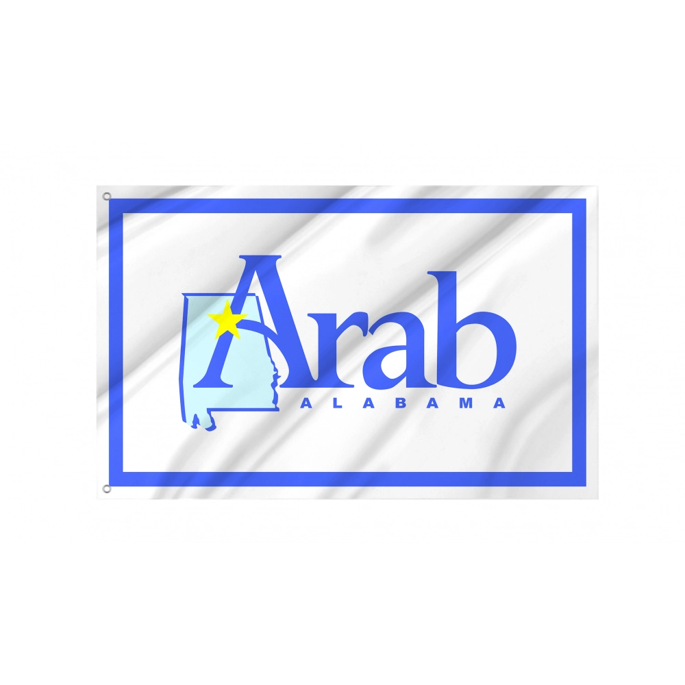 Arab, Alabama Flag for Indoor & Outdoor Use Arab, Alabama Flag for Indoor & Outdoor Use