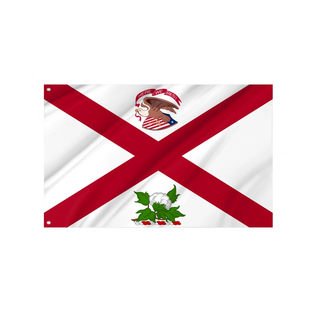 Governor of Alabama 1868-1939 Flag for Indoor & Outdoor Use