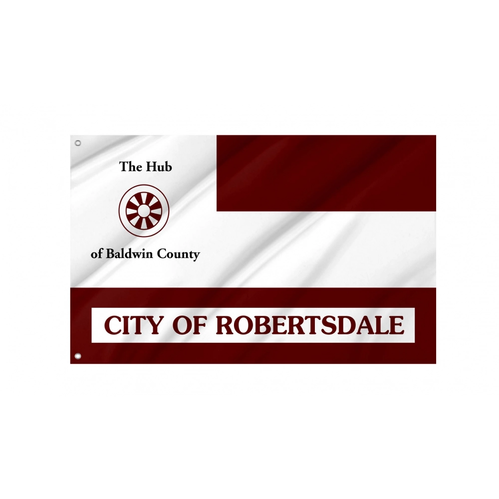 City of Robertsdale Flag for Indoor & Outdoor Use