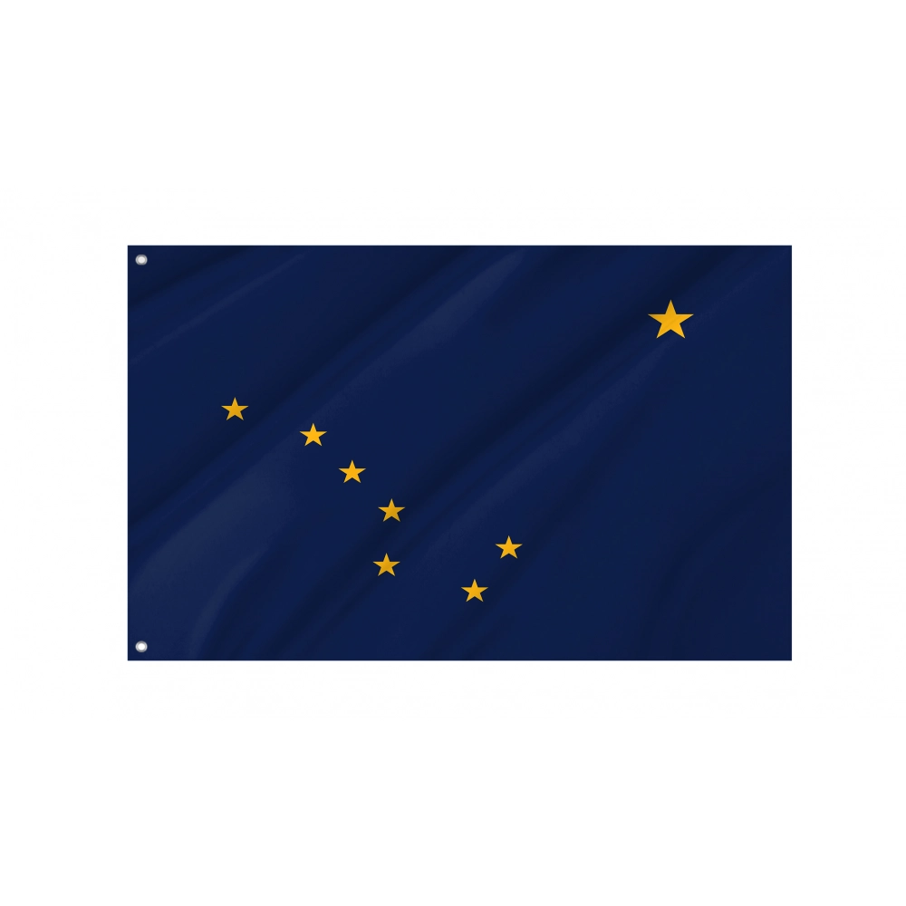 Alaska State Flag for Indoor & Outdoor Use Alaska State Flag for Indoor & Outdoor Use