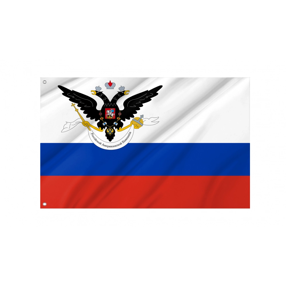 Russian-American Company Flag for Indoor & Outdoor Use Russian-American Company Flag for Indoor & Outdoor Use