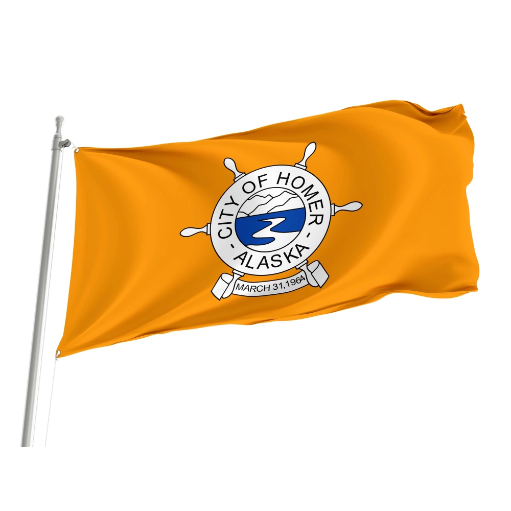 Homer Flag for Indoor & Outdoor Use