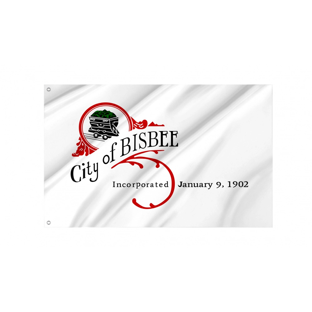 Bisbee City Flag for Indoor & Outdoor Use Bisbee City Flag for Indoor & Outdoor Use
