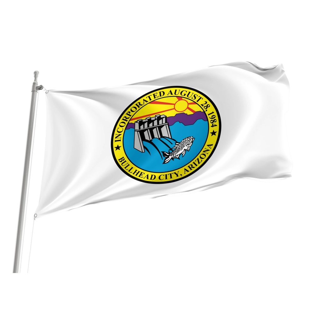 Bullhead City Flag for Indoor & Outdoor Use Bullhead City Flag for Indoor & Outdoor Use
