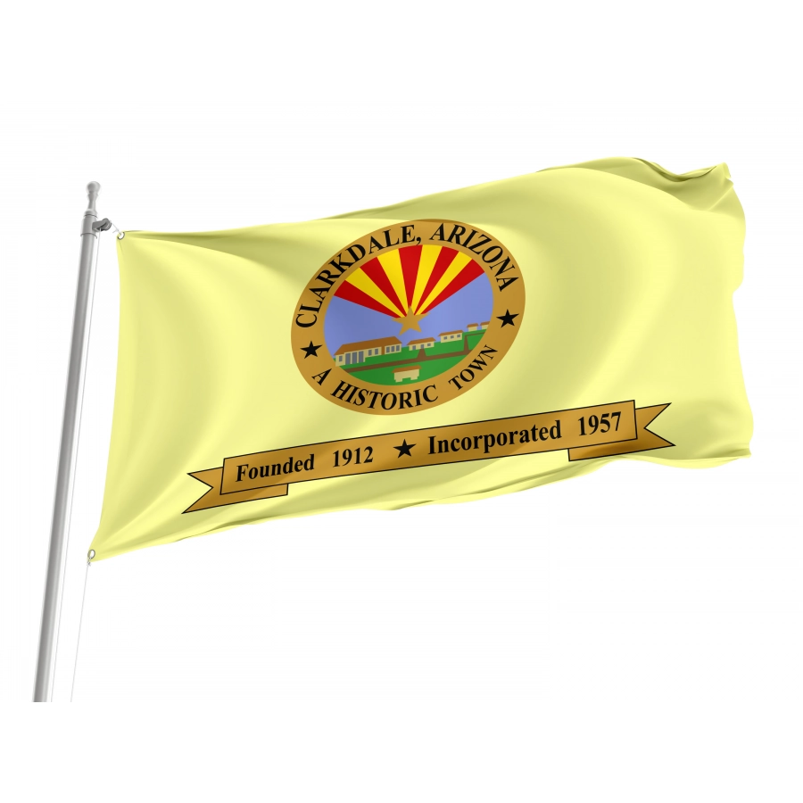 Flag of Clarkdale, Arizona, Patriotic Flags, Unique Design Print, Flags for Indoor & Outdoor Use