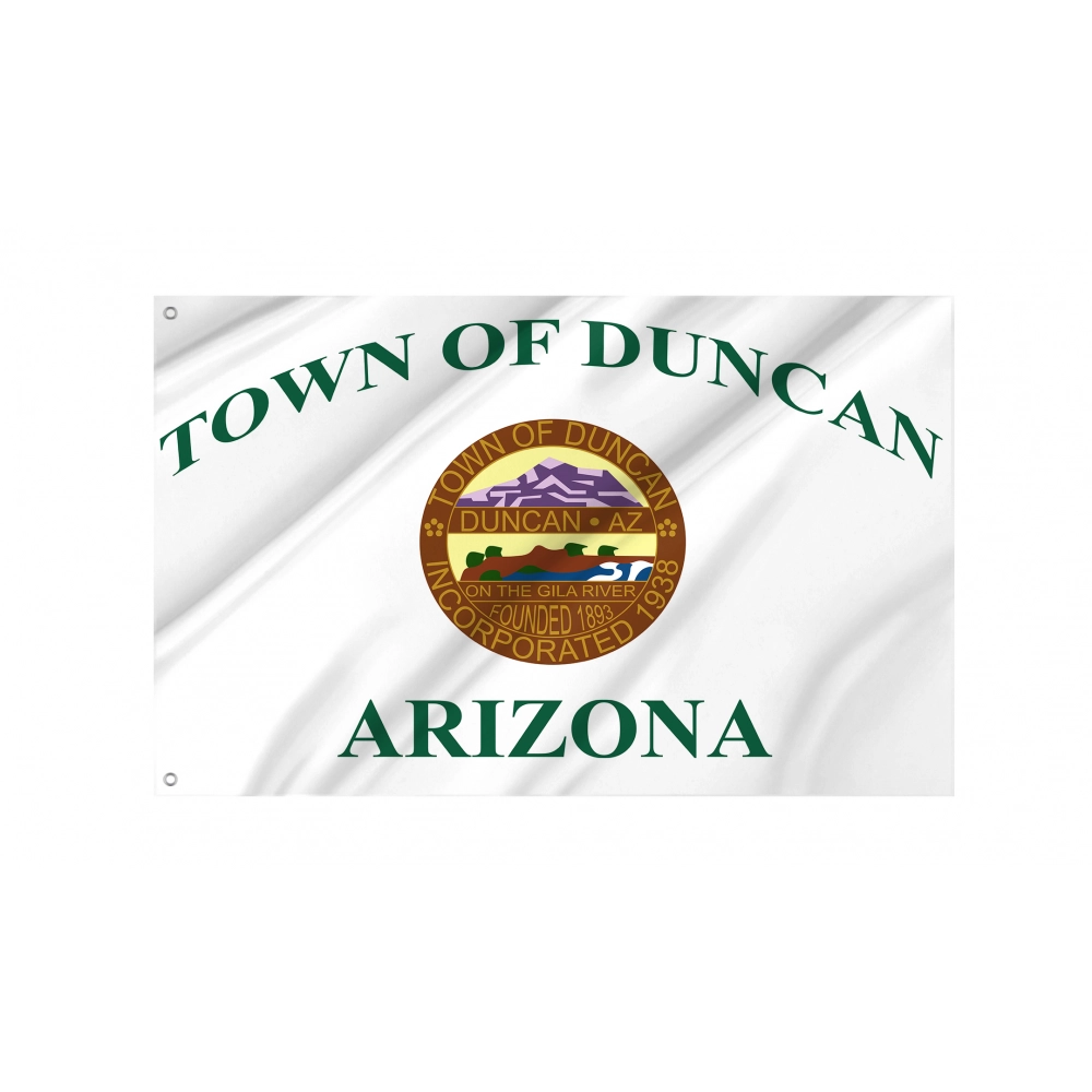 Duncan City Flag for Indoor & Outdoor Use