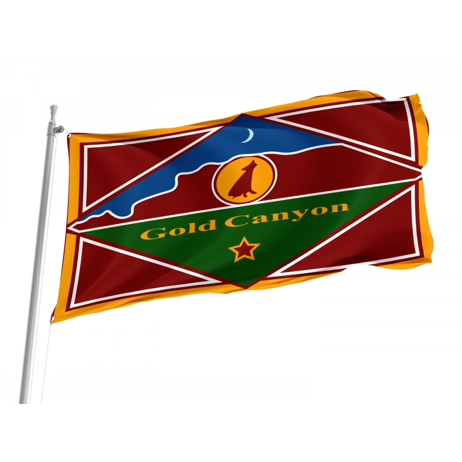 Flag of Gold Canyon, Arizona, Patriotic Flags, Unique Design Print, Flags for Indoor & Outdoor Use