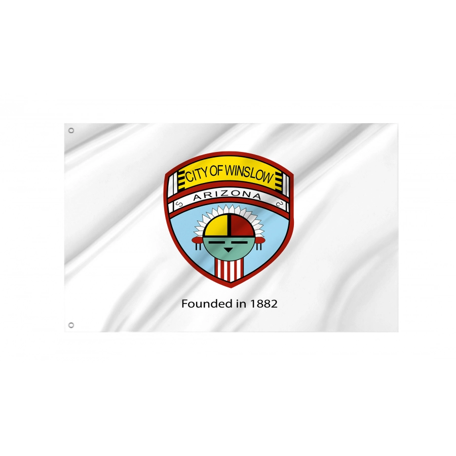 Flag of Winslow, Arizona, Patriotic Flags, Unique Design Print, Flags for Indoor & Outdoor Use