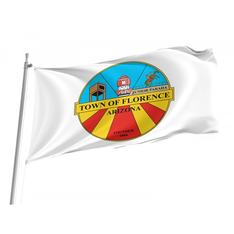 Flag of Florence, Arizona, Patriotic Flags, Unique Design Print, Flags for Indoor & Outdoor Use