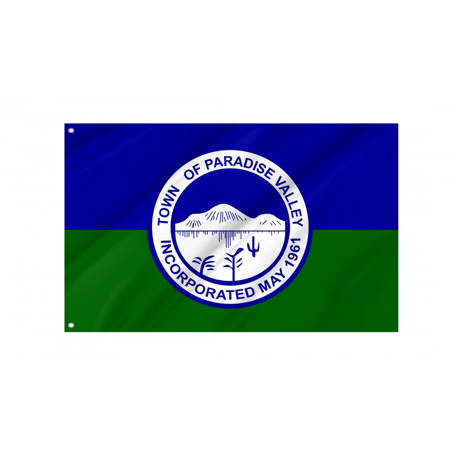 Flag of Paradise Valley, Arizona, Patriotic Flags, Unique Design Print, Flags for Indoor & Outdoor Use