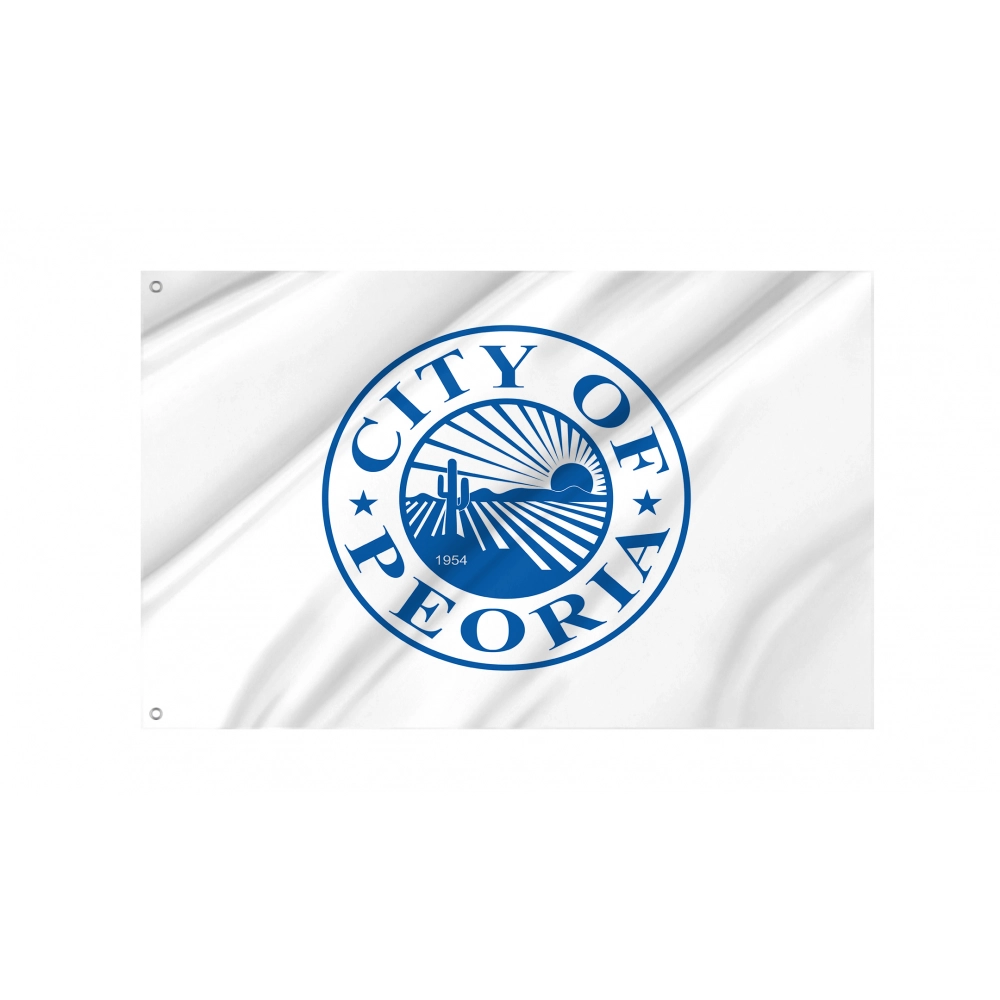 Peoria City Flag for Indoor & Outdoor Use