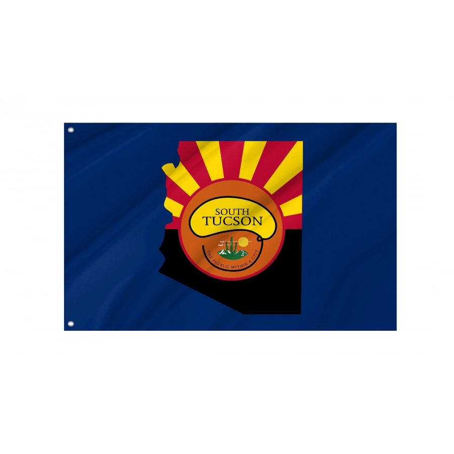 Flag of South Tucson, Arizona, Patriotic Flags, Unique Design Print, Flags for Indoor & Outdoor Use