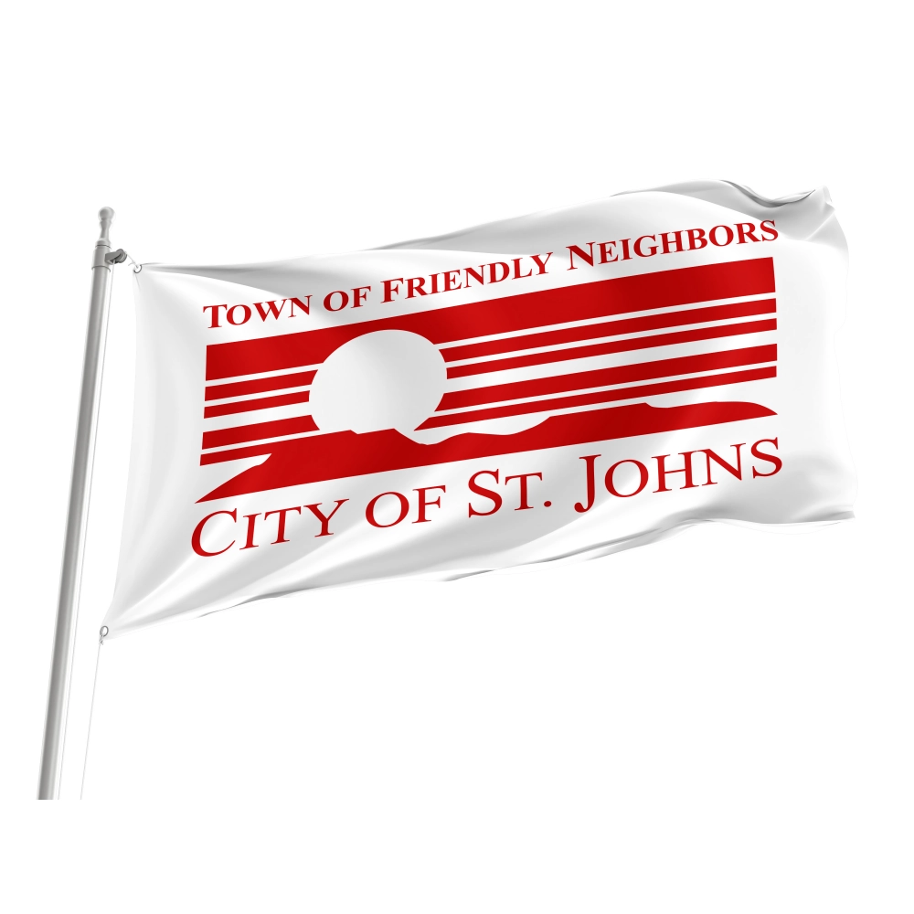 City of St. Johns Flag for Indoor & Outdoor Use
