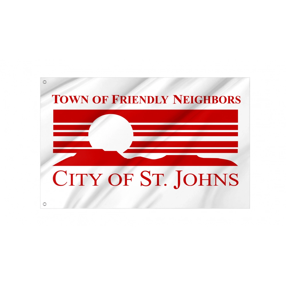 City of St. Johns Flag for Indoor & Outdoor Use