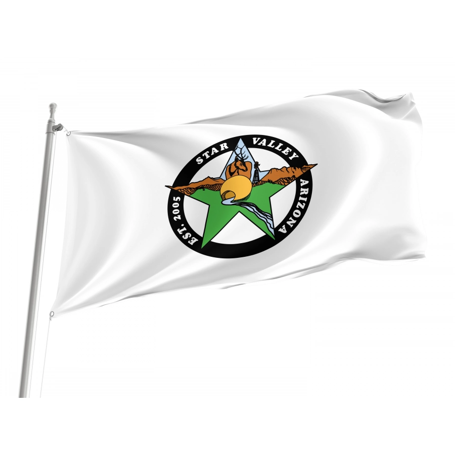 Flag of Star Valley, Arizona, Patriotic Flags, Unique Design Print, Flags for Indoor & Outdoor Use