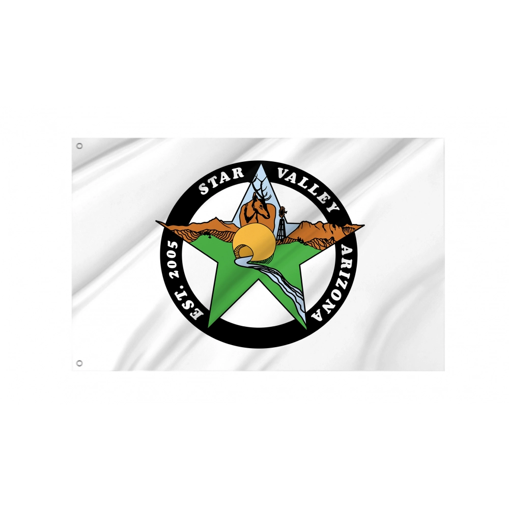Star Valley, Arizona Flag for Indoor & Outdoor Use