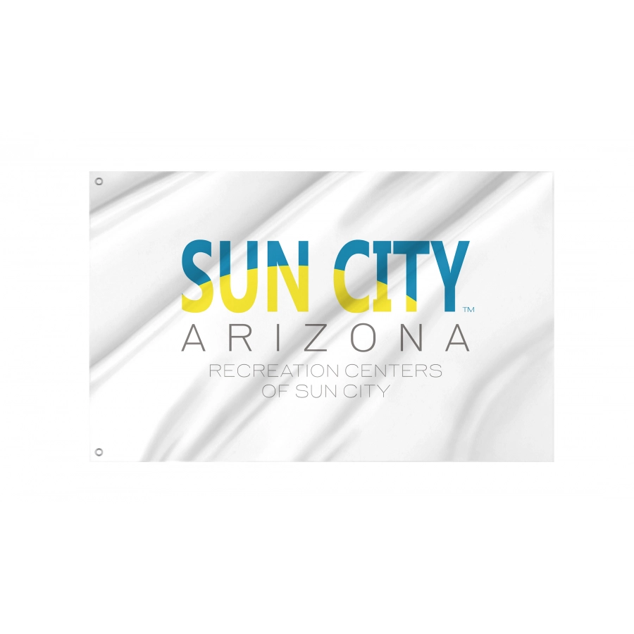 Flag of Sun City, Arizona, Patriotic Flags, Unique Design Print, Flags for Indoor & Outdoor Use
