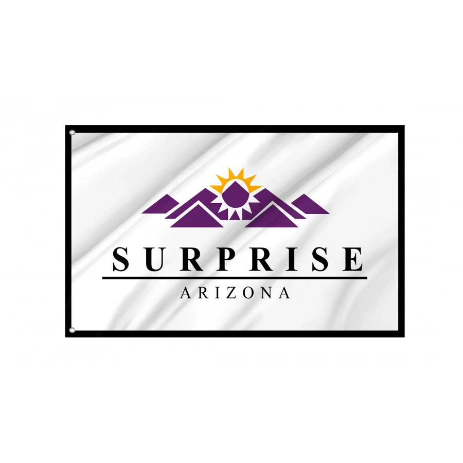 Flag of Surprise, Arizona, Patriotic Flags, Unique Design Print, Flags for Indoor & Outdoor Use