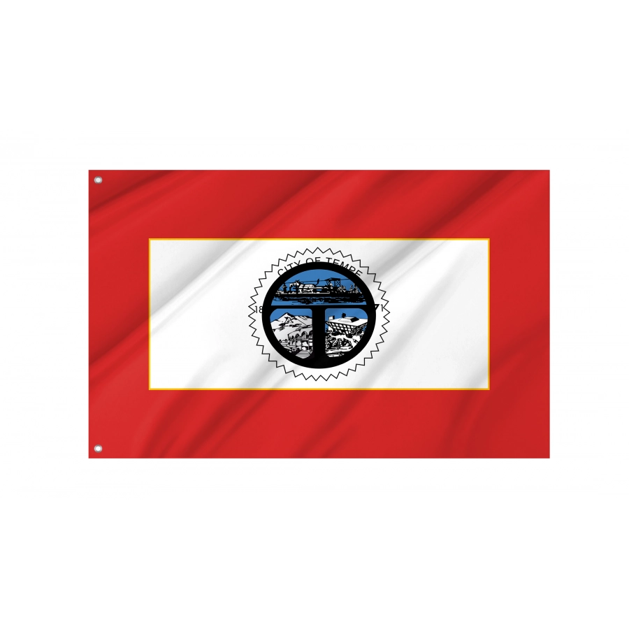 Flag of Tempe, Arizona 1971-1987, Patriotic Flags, Unique Design Print, Flags for Indoor & Outdoor Use
