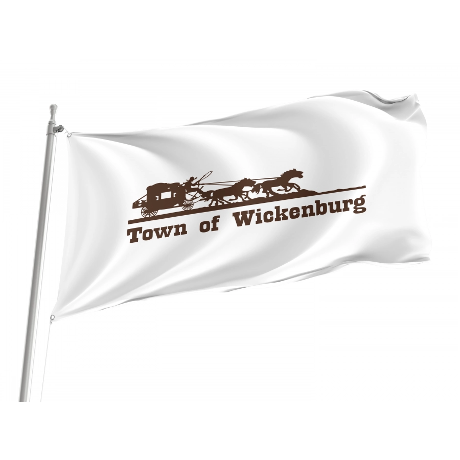 Flag of Wickenburg, Arizona, Patriotic Flags, Unique Design Print, Flags for Indoor & Outdoor Use
