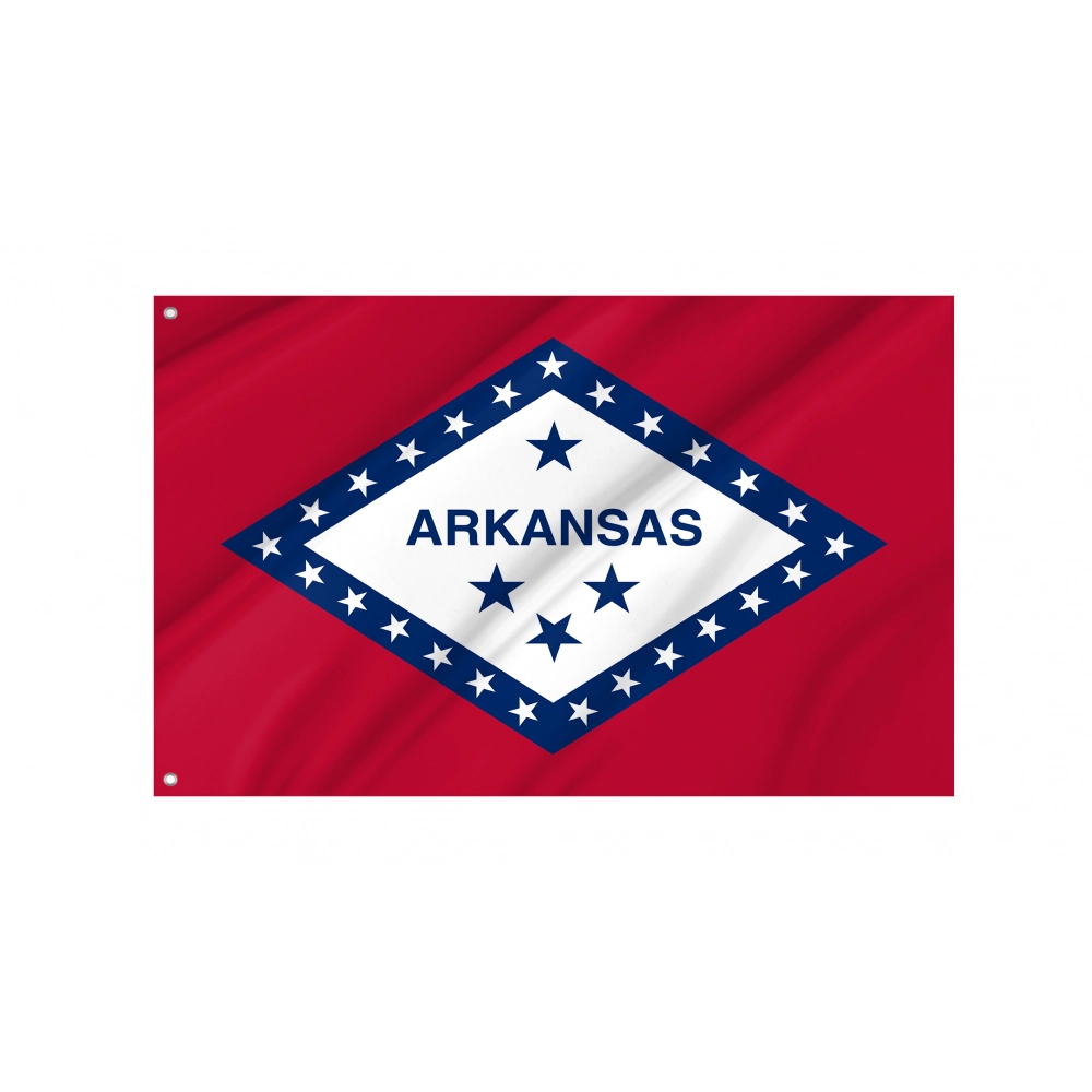 Arkansas State Flag for Indoor & Outdoor Use Arkansas State Flag for Indoor & Outdoor Use