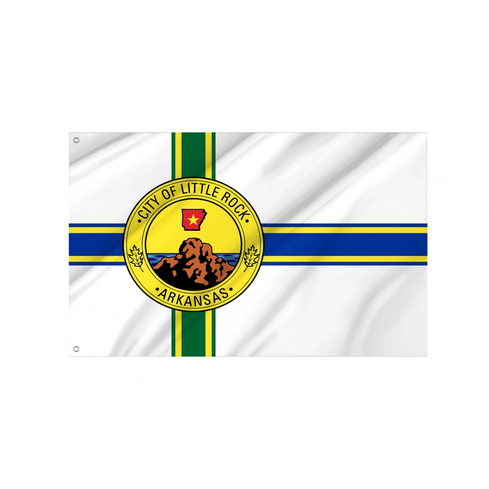 Little Rock Flag for Indoor & Outdoor Use