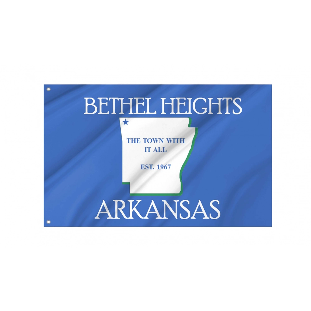Bethel Heights Flag for Indoor & Outdoor Use Bethel Heights Flag for Indoor & Outdoor Use
