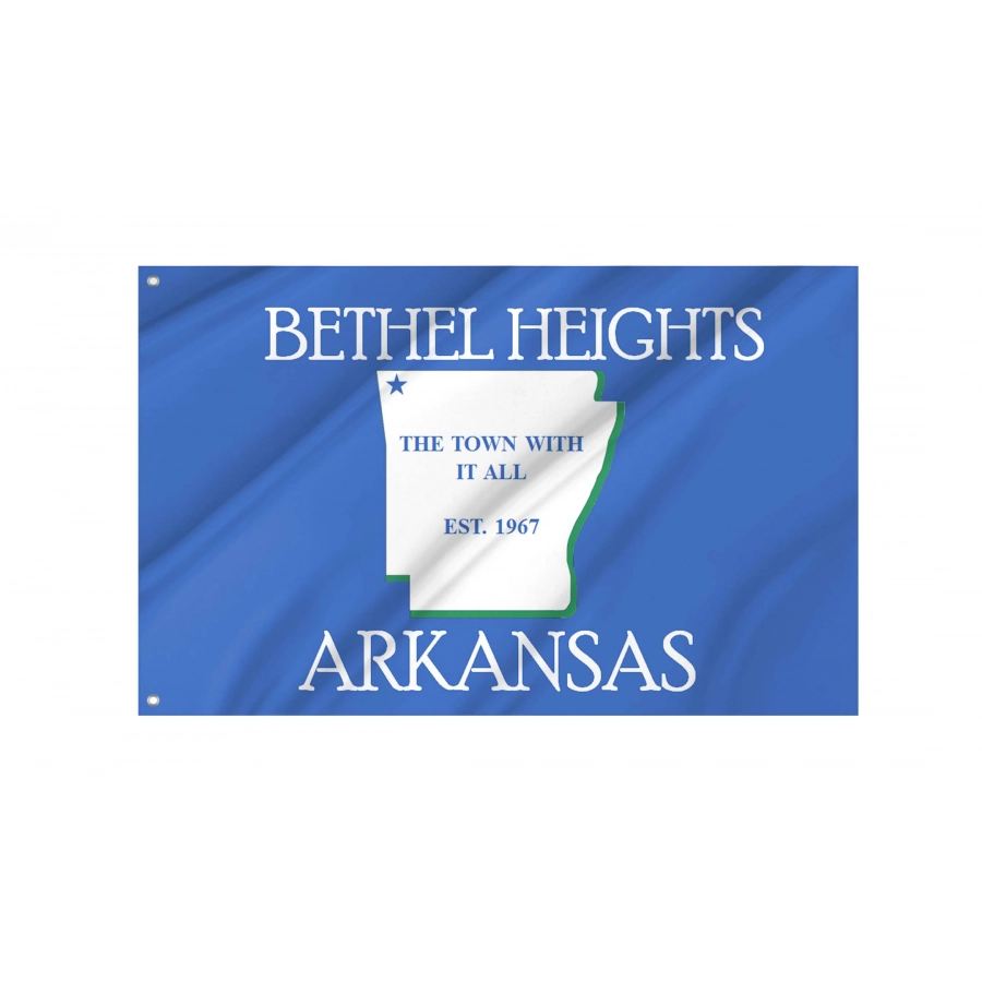Bethel Heights Flag for Indoor & Outdoor Use, ARKA03