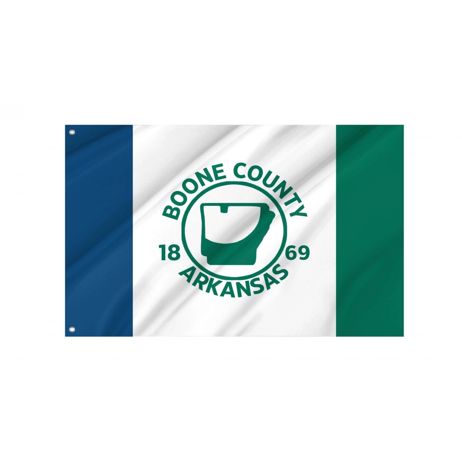 Boone County Flag for Indoor & Outdoor Use, ARKA01