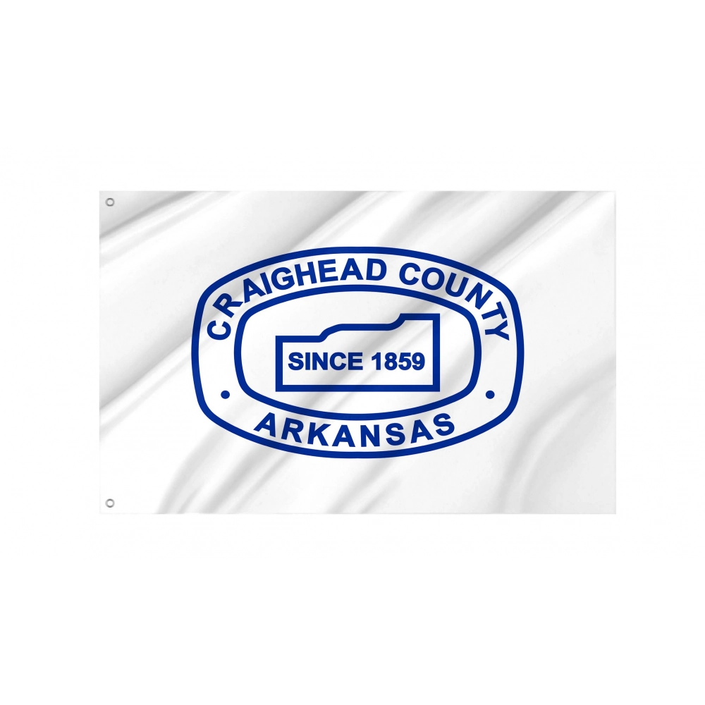 Craighead County Flag for Indoor & Outdoor Use Craighead County Flag for Indoor & Outdoor Use