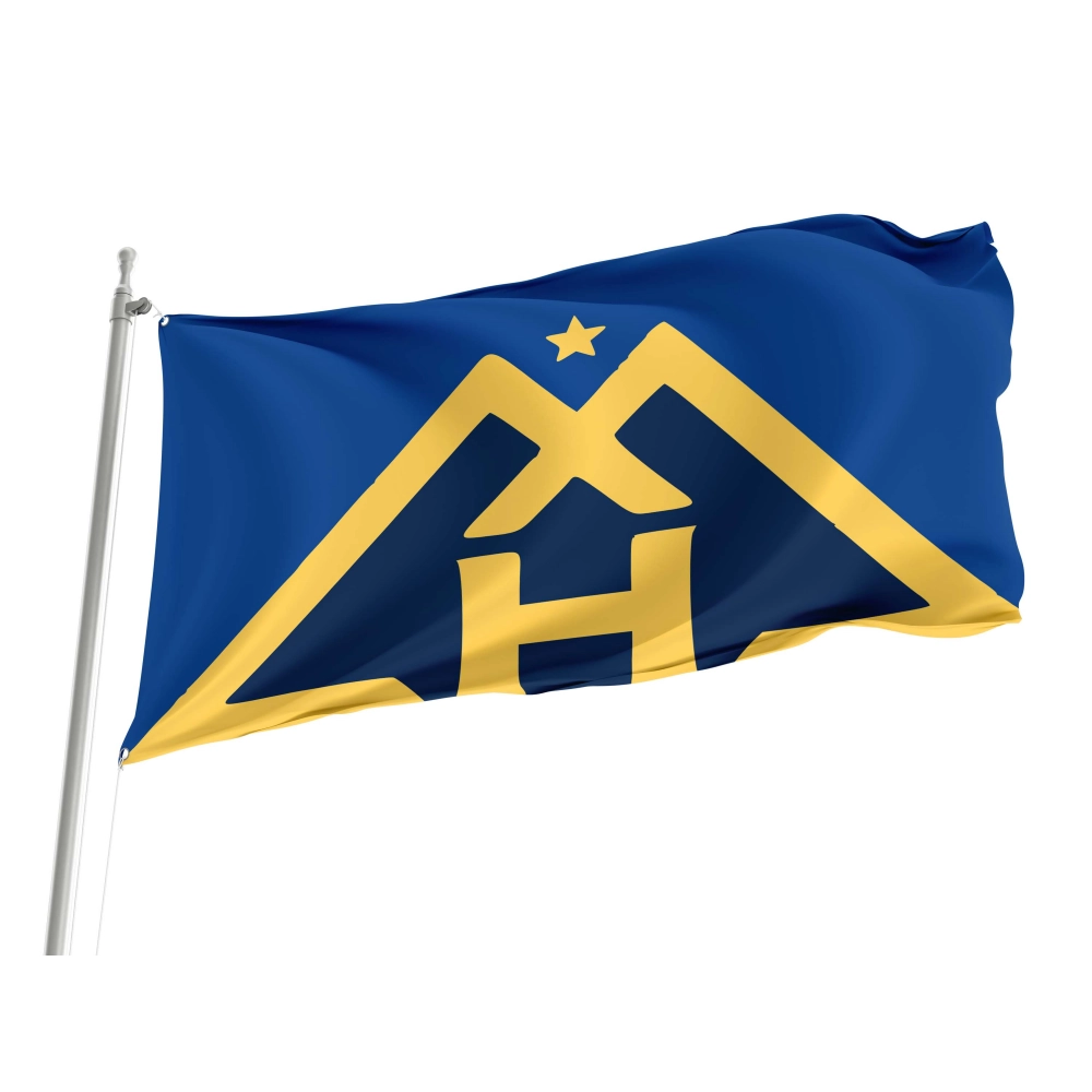 Mountain Home Flag for Indoor & Outdoor Use
