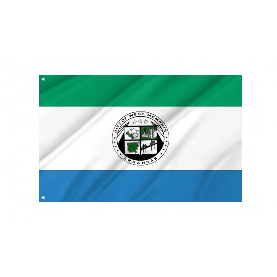 West Memphis Flag for Indoor & Outdoor Use, ARKA06