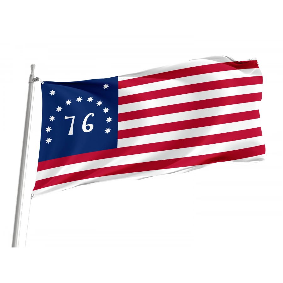 Flag Of Bennington 76, Patriotic Flags, Unique Design Print, Flags For Indoor & Outdoor Use - High Quality United States for Indoor and Outdoor Use