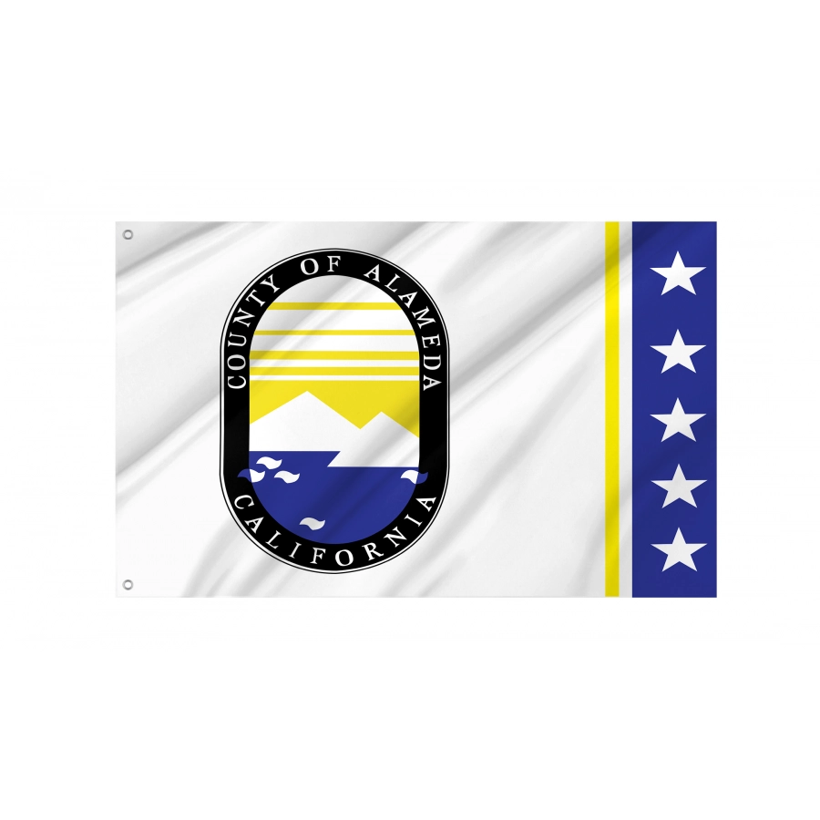 Flag of Alameda County, California, Patriotic Flags, Unique Design Print, Flags for Indoor & Outdoor Use