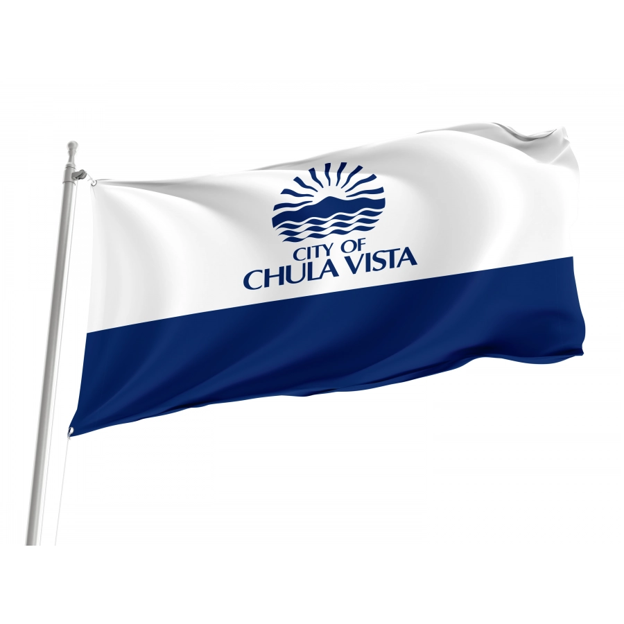 Flag of Chula Vista, California, Patriotic Flags, Unique Design Print, Flags for Indoor & Outdoor Use