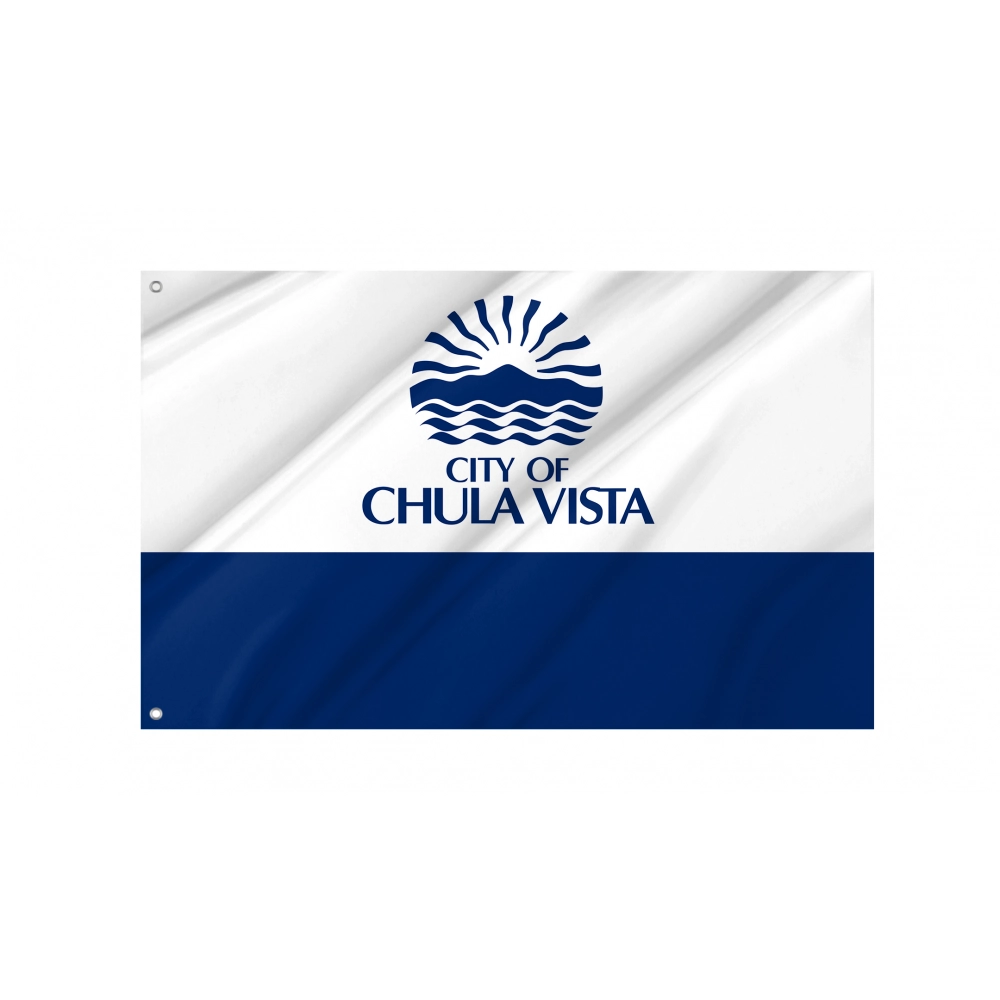 Chula Vista City Flag for Indoor & Outdoor Use