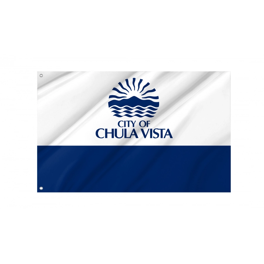Flag of Chula Vista, California, Patriotic Flags, Unique Design Print, Flags for Indoor & Outdoor Use