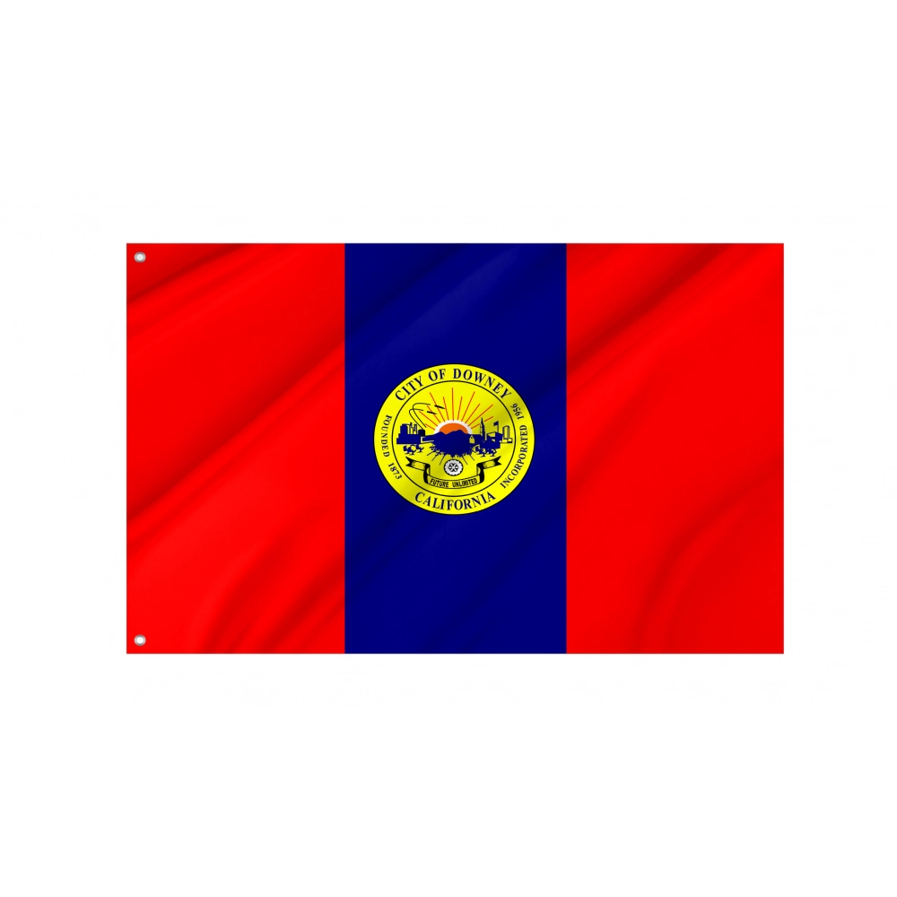 Downey Flag for Indoor & Outdoor Use
