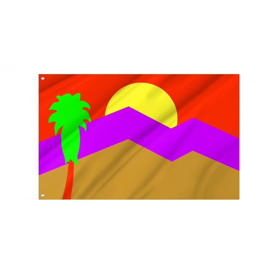 Flag of Palm Springs, California, Patriotic Flags, Unique Design Print, Flags for Indoor & Outdoor Use