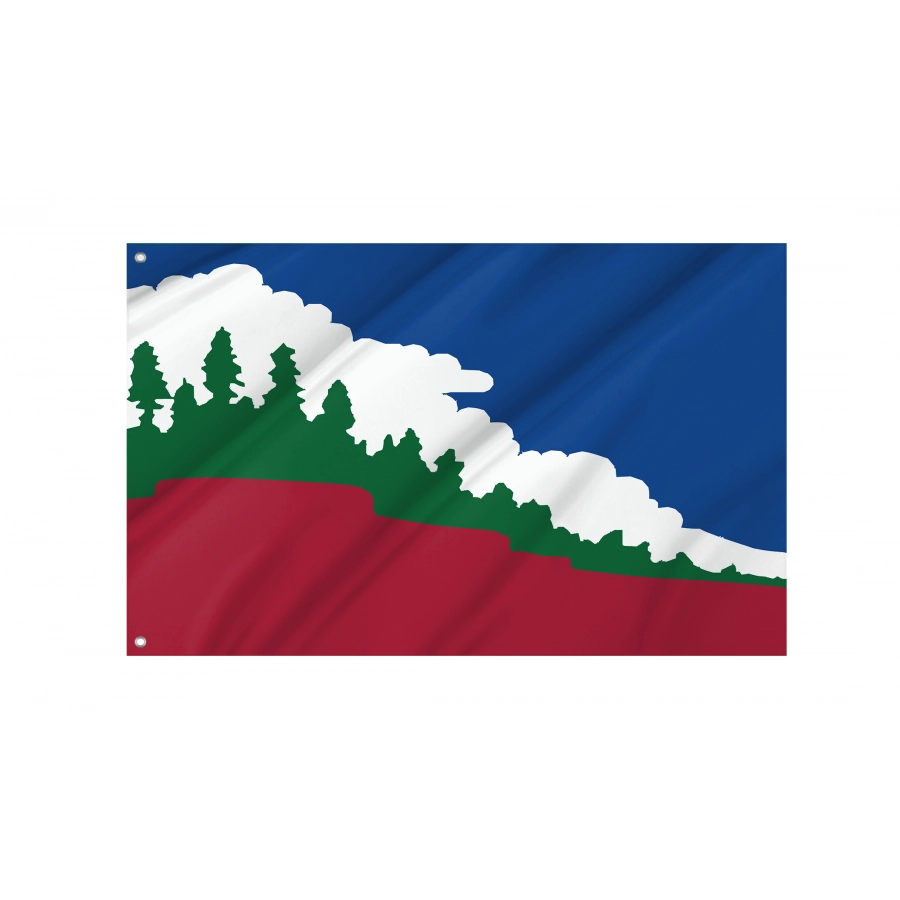 Flag of Paradise, California, Patriotic Flags, Unique Design Print, Flags for Indoor & Outdoor Use