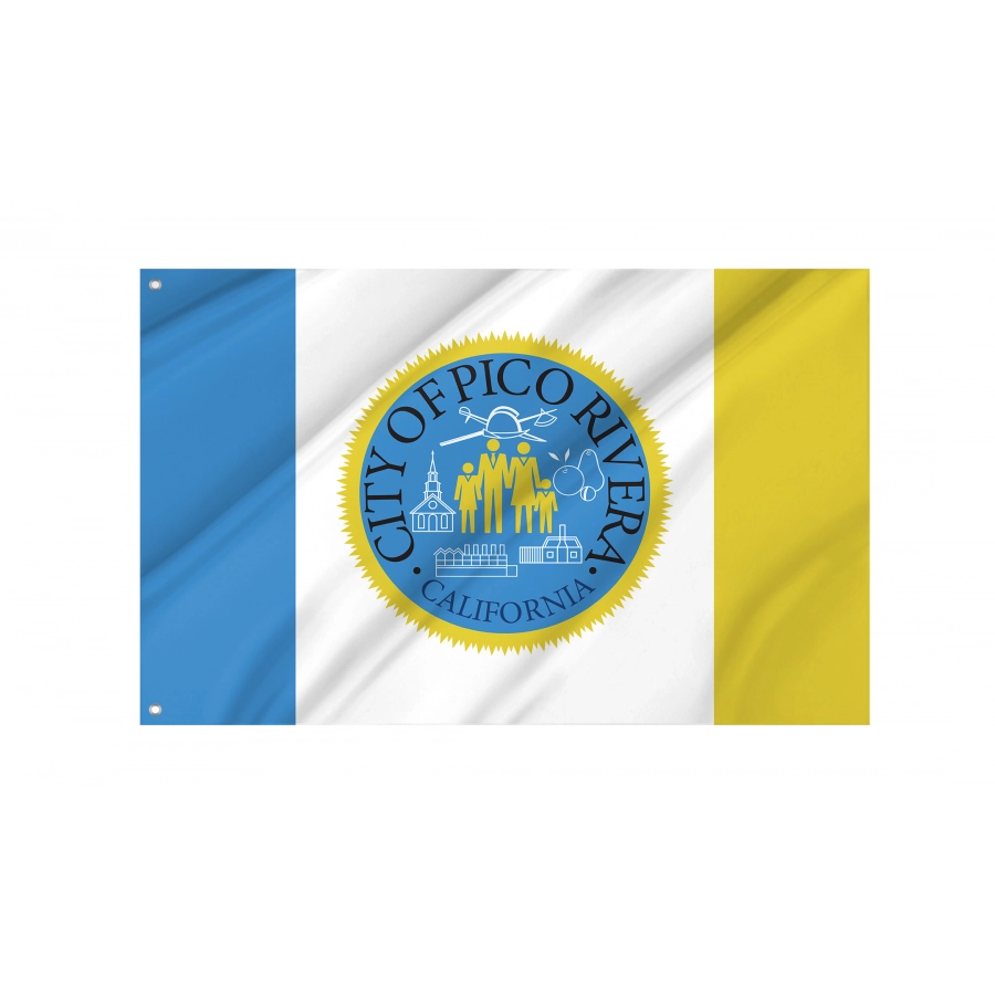 Flag of Pico Rivera, California, Patriotic Flags, Unique Design Print, Flags for Indoor & Outdoor Use