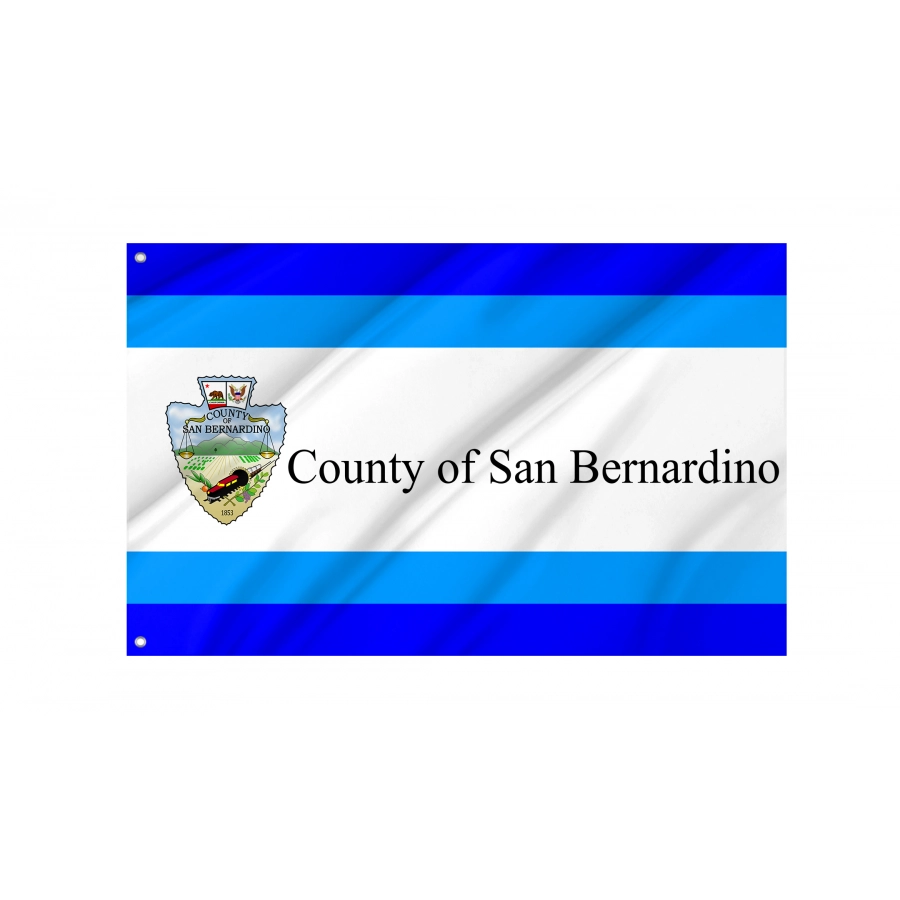 Flag of San Bernardino County, California, Patriotic Flags, Unique Design Print, Flags for Indoor & Outdoor Use