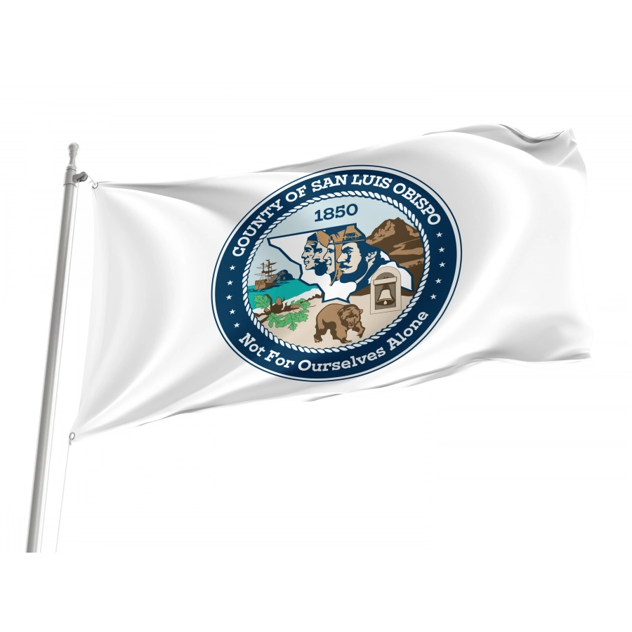 Flag of San Luis Obispo County, California, Patriotic Flags, Unique Design Print, Flags for Indoor & Outdoor Use